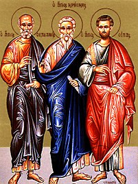 Apostles Silvanus, Crescens and Silas.