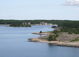 Södra Sottunga med färjfäste och gästhamn