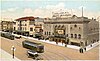 Streetcar on historic postcard in Richmond, Virginia