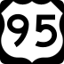 U.S. Route 95 Truck marker