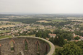 View of Marcilly-le-Châtel from the chateau