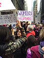 A Women's Rights March in Brooklyn, 2017.