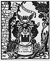 Нарбут Георгій Іванович (1886-1920). Екслібрис мистецтвознавця Миколая Врангеля, 1914 р.