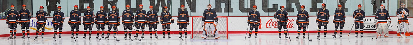 Lineup of Princeton Tigers players