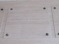 Amparo V. Araneta Cenotaph