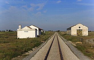 Estação de Tojal em 2010, após o encerramento.