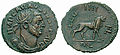 Image 41A Carausius coin from Londinium mint (from History of London)