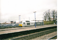 A picture of Banbury station. The picture is date stamped. A Wrexham, Shropshire and Marylebone Railway loco stabled at Banbury station.