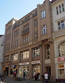 Frontage from Gdańska street