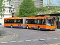 Image 186An articulated Wright Eclipse Fusion, bending as it drives round a corner at the University of Bath, England, May 2008 (from Articulated bus)