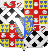 Arms of the French family de Champagne-La Suze.