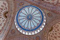 Main dome of the Blue Mosque with calligraphy inscriptions