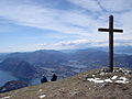 Panorama dalla vetta sul Luganese.