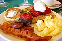 Western breakfast foods