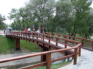 Bridge in park Bundek