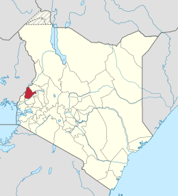 Contea di Bungoma – Localizzazione