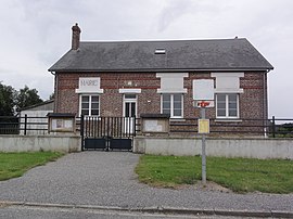 The town hall of Cerizy