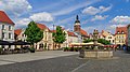 La place du marché de Cottbus.