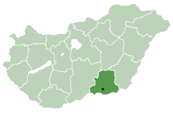 Location of Öttömös