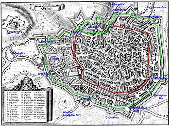 Erfurt um 1650.