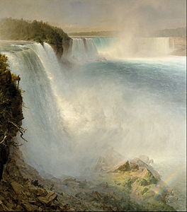 Niagara Falls, from the American Side, by Frederic Edwin Church