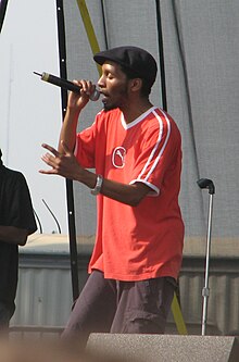 Del performing in 2008