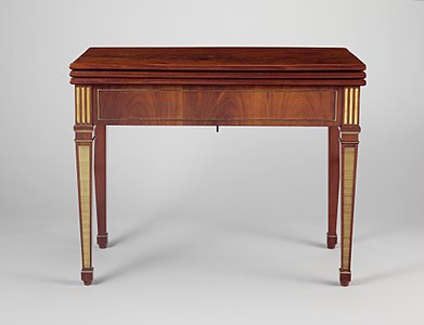 Game table by David Roentgen (1780–83) Metropolitan Museum