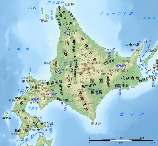 内浦湾周辺の地図