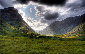 Manoir familial Skyfall de James Bond, de Glen Coe dans les Highlands d'Écosse