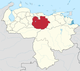 Guárico – Localizzazione