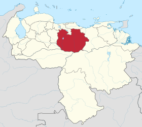 Localisation de État de Guárico