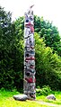 Haida totem pole. Museum of Anthropology, Vancouver, BC