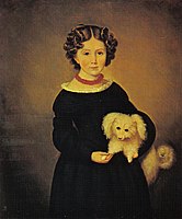 "Portrait of Léocadie Bilodeau" (c.1842)