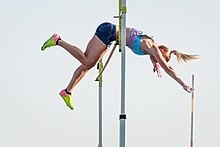 Mary Saxer jumping