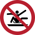 P046 – Do not stretch out of toboggan