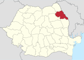 Localisation de Județ de Iași