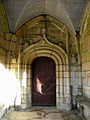 L'église paroissiale Saint-Germain : intérieur du porche sud.