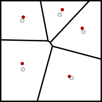 Lloyd's method, iteration 3