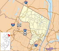 Concklin–Sneden House is located in Bergen County, New Jersey