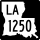 Louisiana Highway 1250 marker