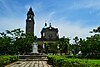 The Manila Cathedral is the main landmark in the vicinity of Plaza de Roma