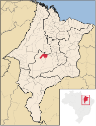 Itaipava do Grajaú – Mappa