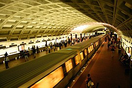 Métro de Washington.