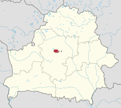 Location of Minsk