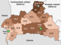 Mortality rates by districts and major cities (2017)