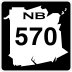 Route 570 marker