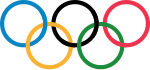 The Olympic rings and Paralympic gaits above and below the words "French Alps 2030, Olympic and Paralympic Winter Games host"