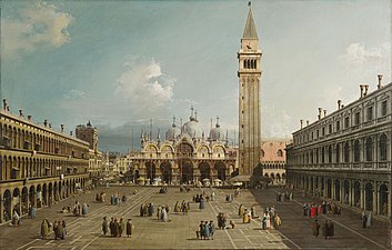 Canaletto, Piazza San Marco, Venice [it], c. 1730–1735