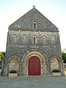 Façade de l'église.