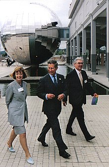 Charles at the science and arts centre and educational charity At-Bristol, now called We the Curious, in 2000